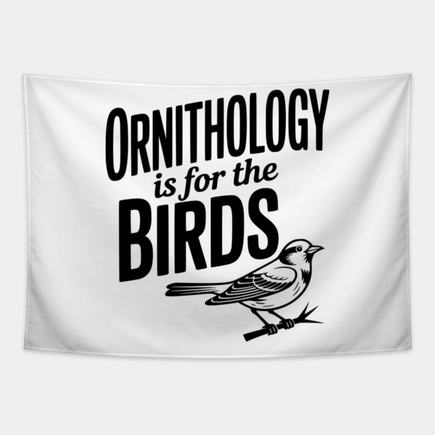 Ornithology is for the Birds Tapestry by Frank Ring