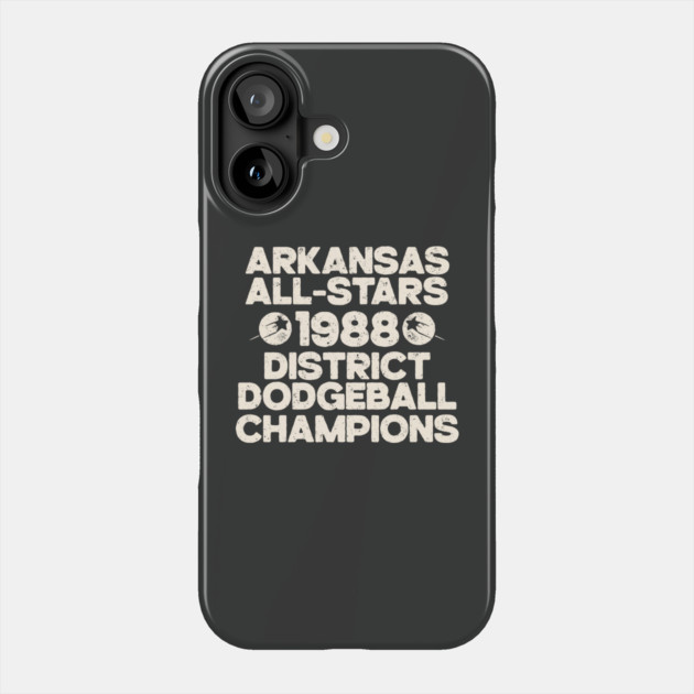Arkansas All-Stars Dodgeball Champs Phone Case by rt-shirts