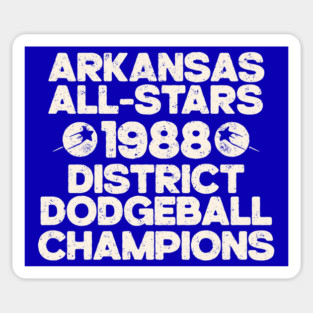 Arkansas All-Stars Dodgeball Champs Magnet