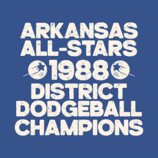 Arkansas All-Stars Dodgeball Champs T-Shirt