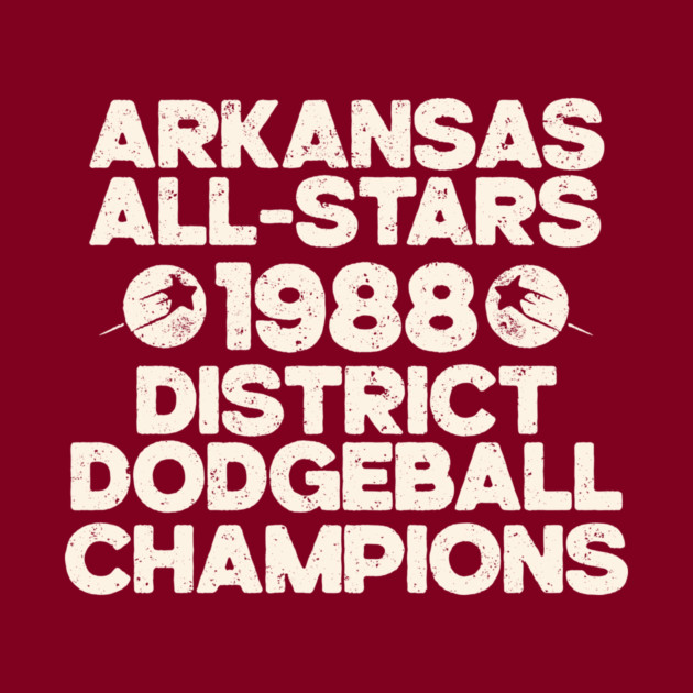 Arkansas All-Stars Dodgeball Champs by rt-shirts