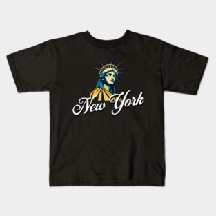 New York, Statue Of Liberty. Iconic City Pride Kids T-Shirt