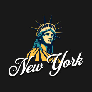 New York, Statue Of Liberty. Iconic City Pride T-Shirt