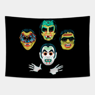 Vintage Mask Rhapsody Tapestry