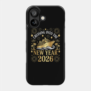 Cruising into the New Year 2026 with Festive Celebration Phone Case