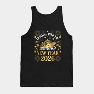 Cruising into the New Year 2026 with Festive Celebration Tank Top
