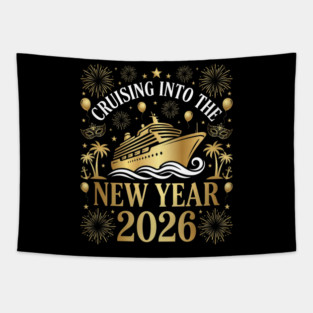 Cruising into the New Year 2026 with Festive Celebration Tapestry