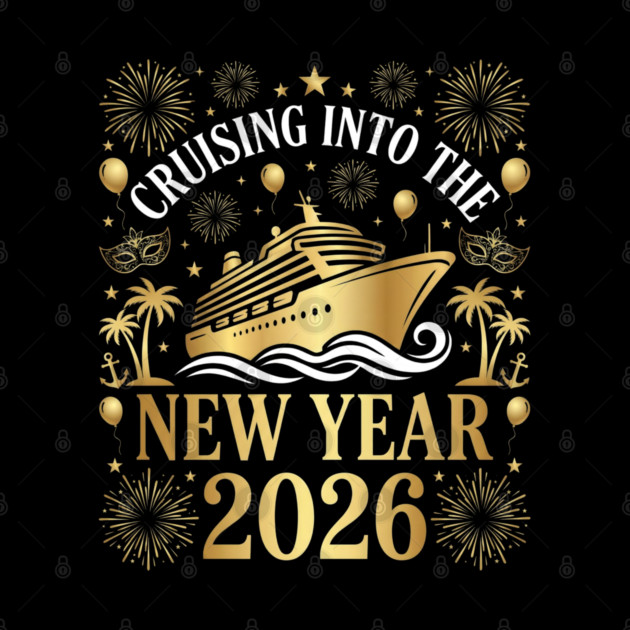 Cruising into the New Year 2026 with Festive Celebration by Creatifly Graphic Tees