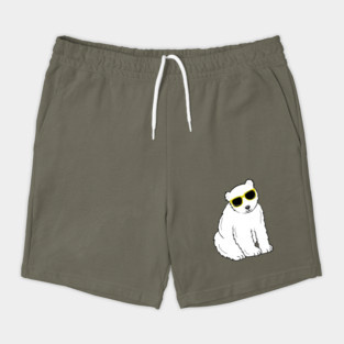 Cool Ice Polar Bear wearing Glasses Shorts