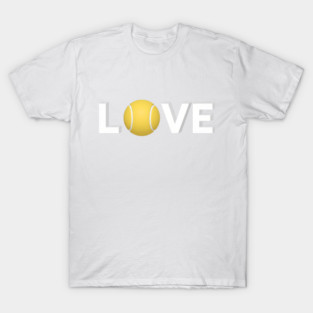 Tennis Love Fun Courtside Design for Enthusiasts T-Shirt