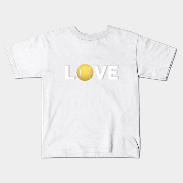 Tennis Love Fun Courtside Design for Enthusiasts Kids T-Shirt by Art2Wear