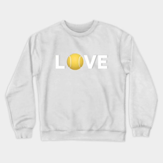 Tennis Love Fun Courtside Design for Enthusiasts Crewneck Sweatshirt by Art2Wear