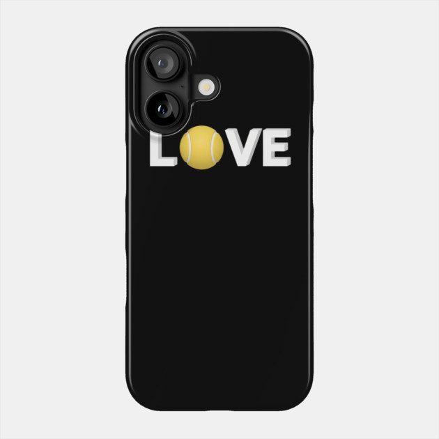 Tennis Love Fun Courtside Design for Enthusiasts Phone Case by Art2Wear