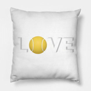 Tennis Love Fun Courtside Design for Enthusiasts Pillow