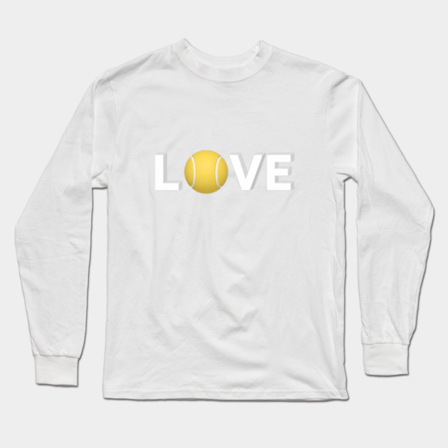 Tennis Love Fun Courtside Design for Enthusiasts Long Sleeve T-Shirt by Art2Wear