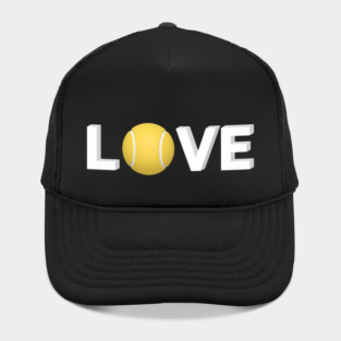 Tennis Love Fun Courtside Design for Enthusiasts Hat