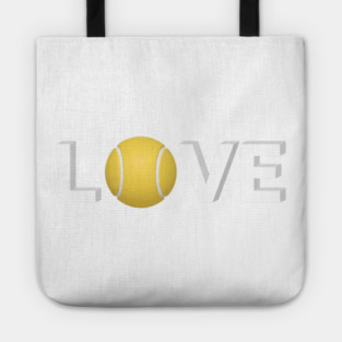 Tennis Love Fun Courtside Design for Enthusiasts Tote