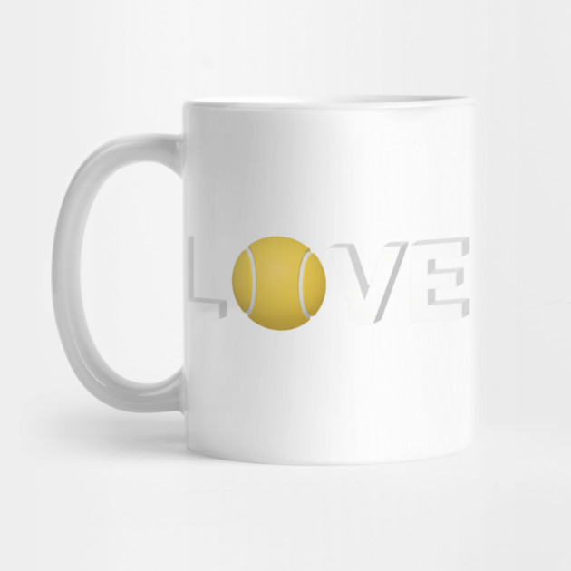 Tennis Love Fun Courtside Design for Enthusiasts by Art2Wear