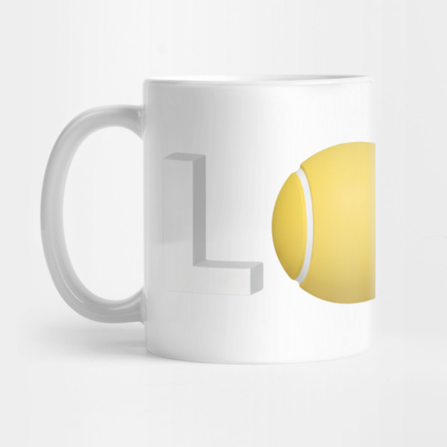 Tennis Love Fun Courtside Design for Enthusiasts by Art2Wear