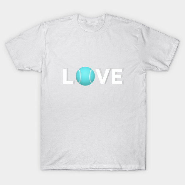 Tennis Love Fun Courtside Design for Enthusiasts T-Shirt by Art2Wear