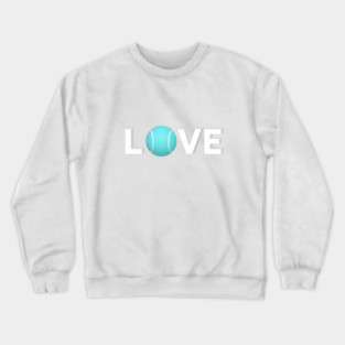 Tennis Love Fun Courtside Design for Enthusiasts Crewneck Sweatshirt