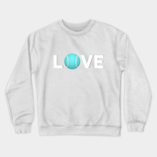 Tennis Love Fun Courtside Design for Enthusiasts Crewneck Sweatshirt by Art2Wear