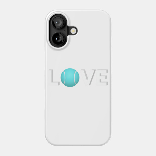 Tennis Love Fun Courtside Design for Enthusiasts Phone Case by Art2Wear