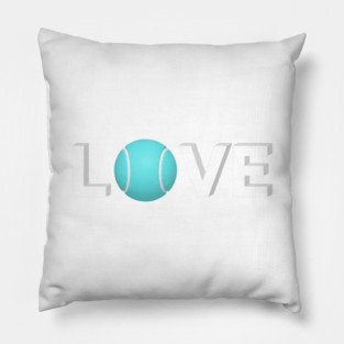 Tennis Love Fun Courtside Design for Enthusiasts Pillow