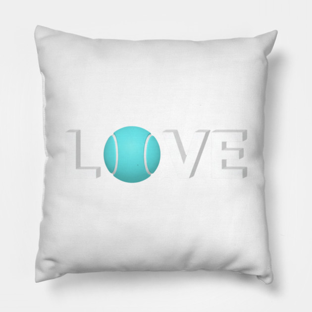 Tennis Love Fun Courtside Design for Enthusiasts Pillow by Art2Wear