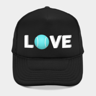 Tennis Love Fun Courtside Design for Enthusiasts Hat