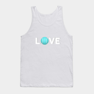 Tennis Love Fun Courtside Design for Enthusiasts Tank Top