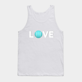 Tennis Love Fun Courtside Design for Enthusiasts Tank Top
