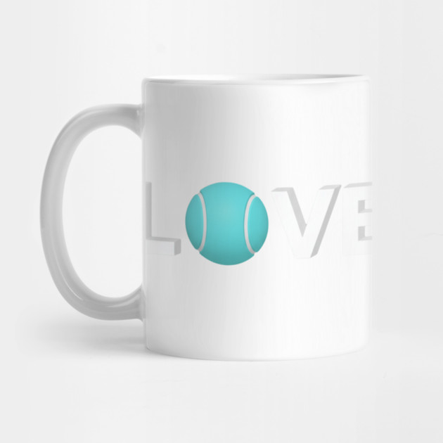 Tennis Love Fun Courtside Design for Enthusiasts by Art2Wear