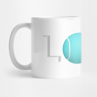 Tennis Love Fun Courtside Design for Enthusiasts Mug