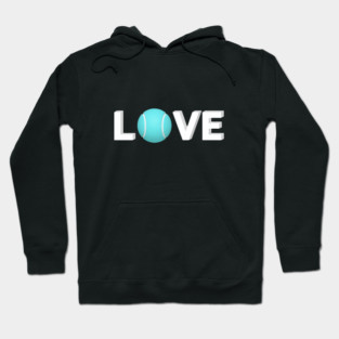 Tennis Love Fun Courtside Design for Enthusiasts Hoodie