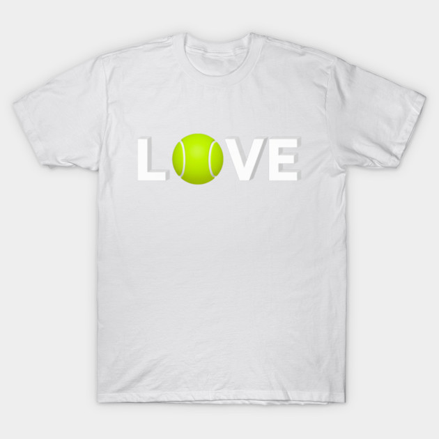 Tennis Love Design - Sports Enthusiast Accessory T-Shirt by Art2Wear
