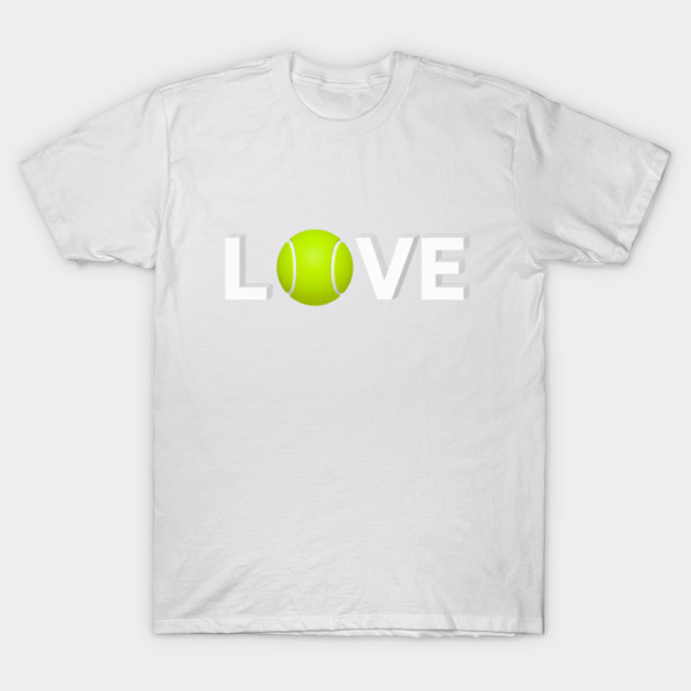 Tennis Love Design - Sports Enthusiast Accessory T-Shirt by Art2Wear