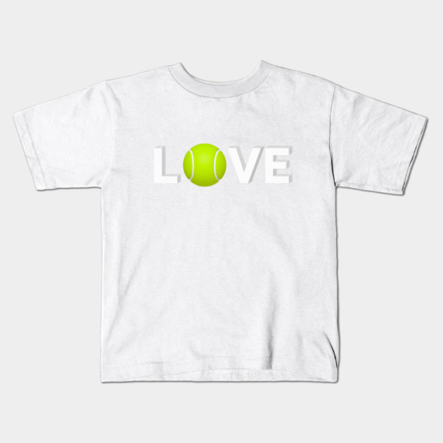 Tennis Love Design - Sports Enthusiast Accessory Kids T-Shirt by Art2Wear