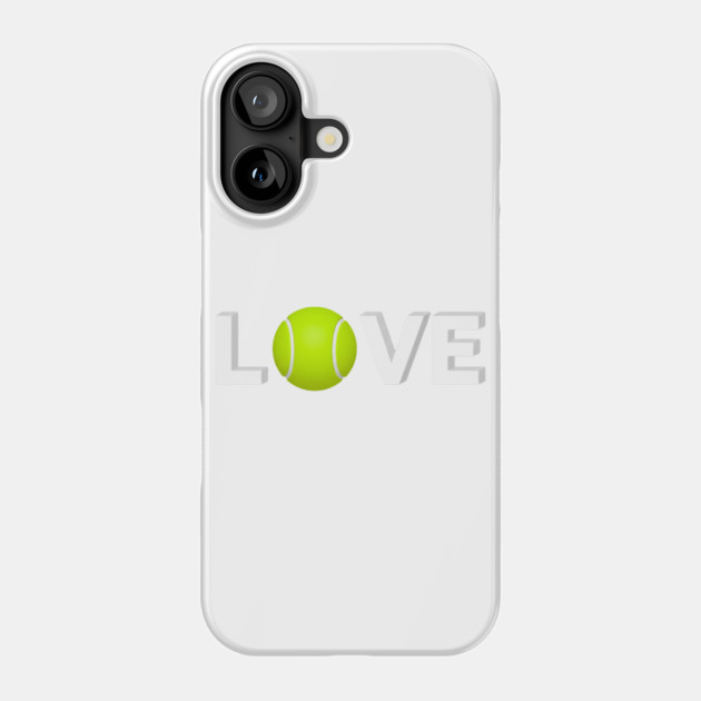 Tennis Love Design - Sports Enthusiast Accessory Phone Case by Art2Wear