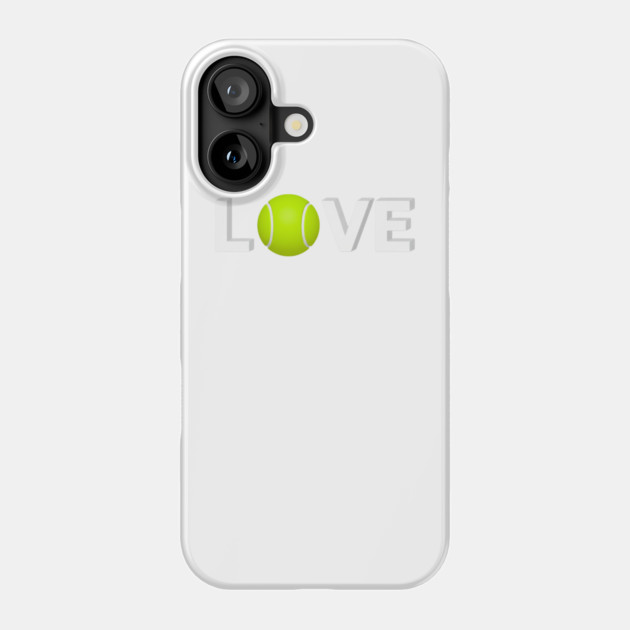 Tennis Love Design - Sports Enthusiast Accessory Phone Case by Art2Wear