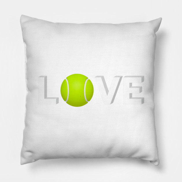 Tennis Love Design - Sports Enthusiast Accessory Pillow by Art2Wear