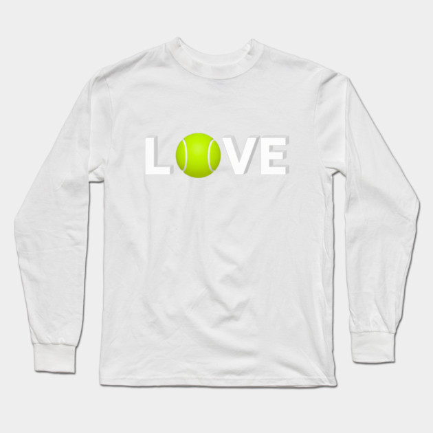 Tennis Love Design - Sports Enthusiast Accessory Long Sleeve T-Shirt by Art2Wear