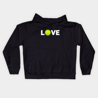 Tennis Love Design - Sports Enthusiast Accessory Kids Hoodie