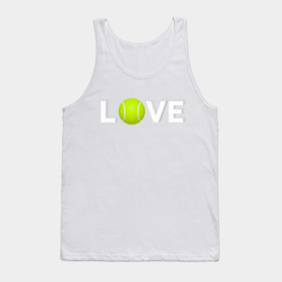 Tennis Love Design - Sports Enthusiast Accessory Tank Top