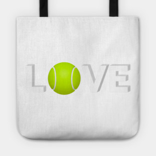 Tennis Love Design - Sports Enthusiast Accessory Tote