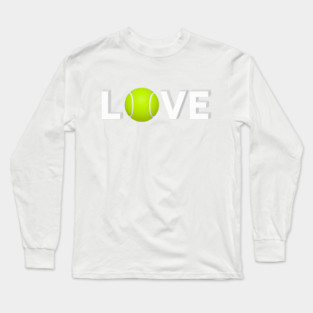 Tennis Love Design - Sports Enthusiast Accessory Long Sleeve T-Shirt