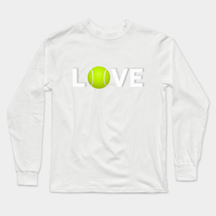 Tennis Love Design - Sports Enthusiast Accessory Long Sleeve T-Shirt