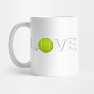 Tennis Love Design - Sports Enthusiast Accessory Mug
