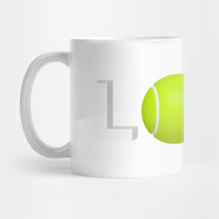 Tennis Love Design - Sports Enthusiast Accessory Mug