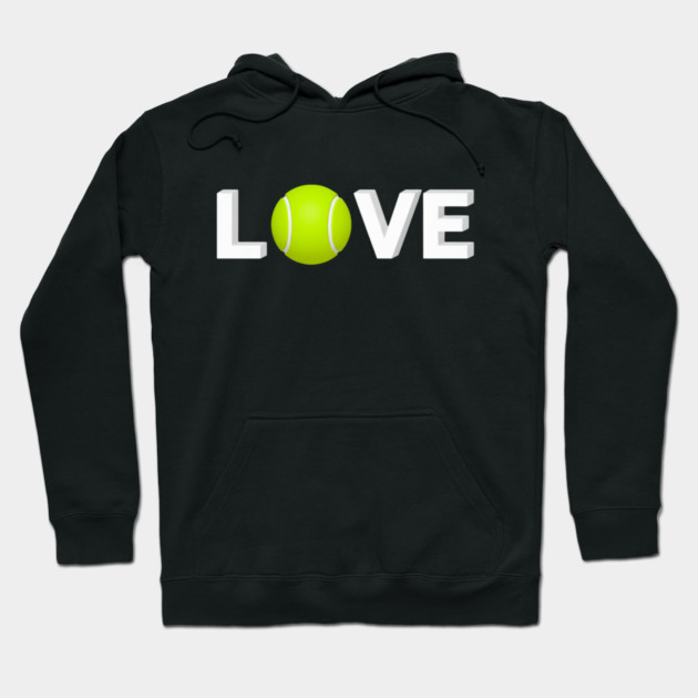 Tennis Love Design - Sports Enthusiast Accessory Hoodie by Art2Wear